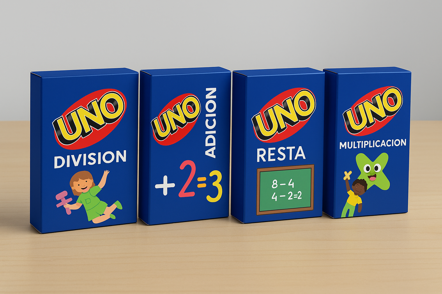 PACK DE JUEGOS UNO MATEMÁTICO